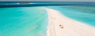 Natural Sandbank at Fushifaru Malidives