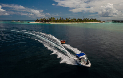 Boat Riding at the ocean