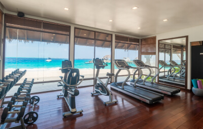 Gym at Fushifaru Maldives Resort