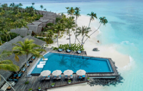 Infinity Pool at Fushifaru Maldives Boutique Resort