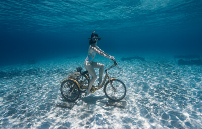 Underwater playground at Fushifaru Maldives Resort