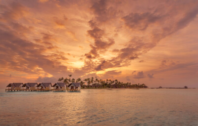 Sunset at Fushifaru Maldives Boutique Resort