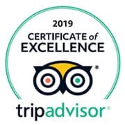 2019 TripAdvisor Certificate of Excellence