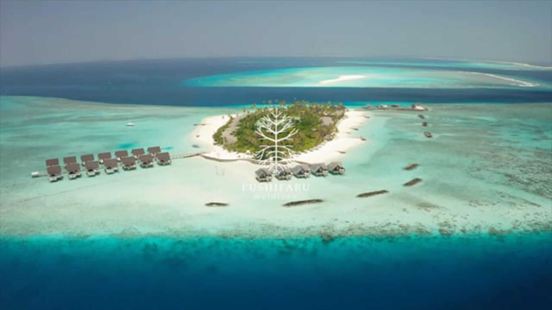 Aerial View of Fushifaru Maldives Boutique Resort